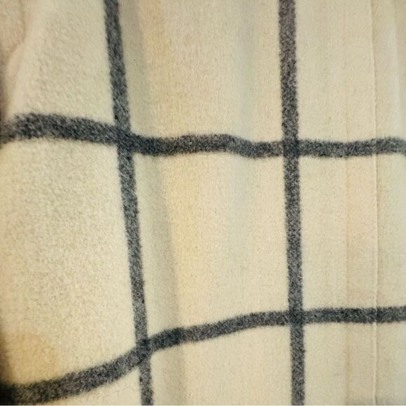 Vintage 1980’s Liz Claiborne Wool Windowpane Coat Blazer Jacket 10 - Picture 8 of 10